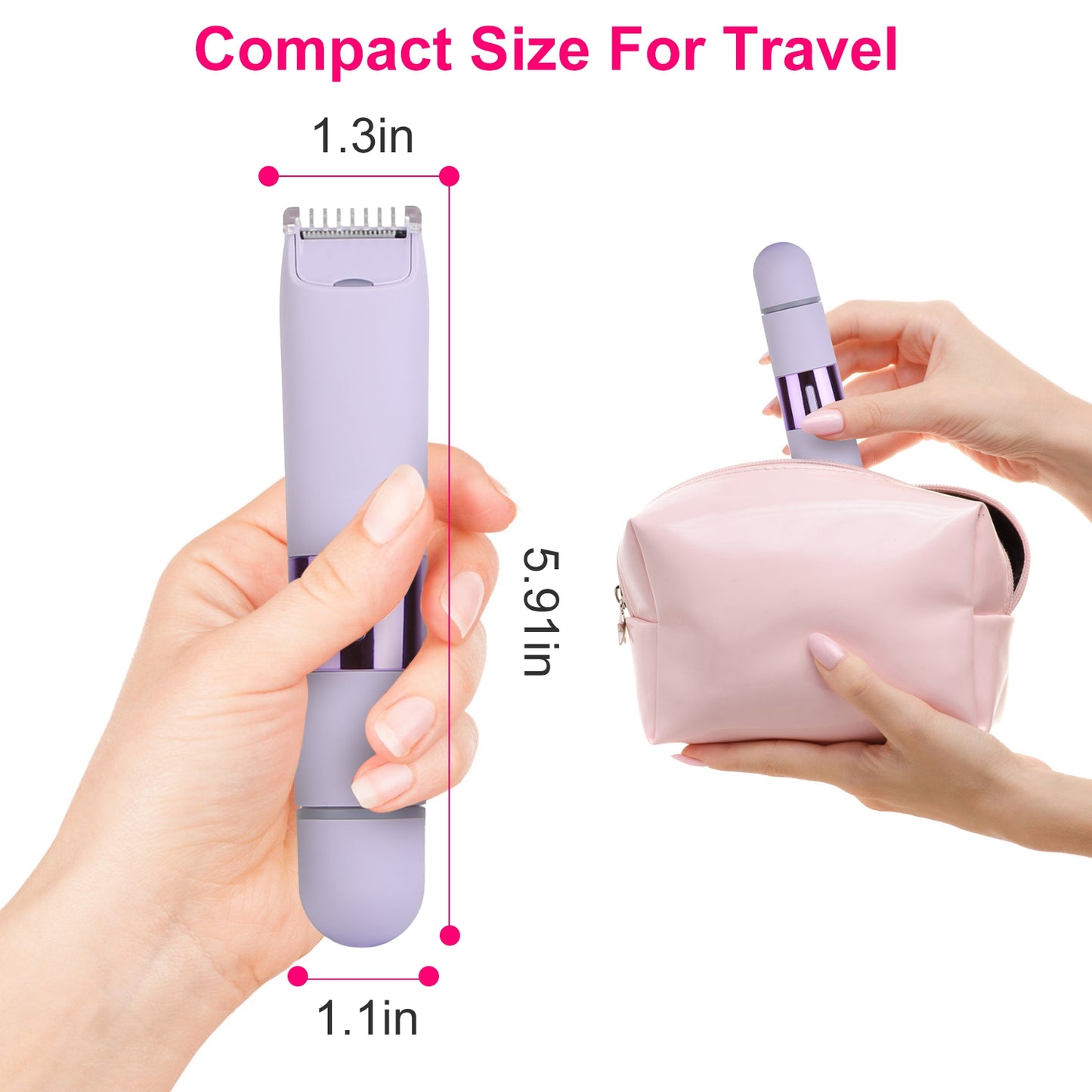 2 In 1 Dual Head Bikini Trimmer For Women